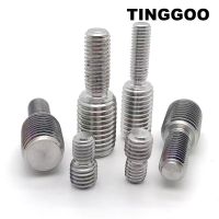 15pcs 304 A2 Stainless Steel Thread Adapter Male to Male M3 M4 M5 M6 M8 M10 M12 M14 M16 to M20 Double Head Transfer Screw Bolt