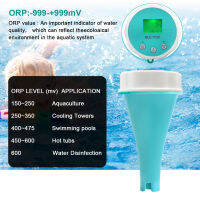 BO YIN Portable Water Quality Detector 6 In 1 PH EC Total Dissolved Solids ORP Temperature Chlorine Multi-function Water Quality Tester BT Mobilephone APP Remote Viewing LCD with Backlight Display IP67 Waterproof