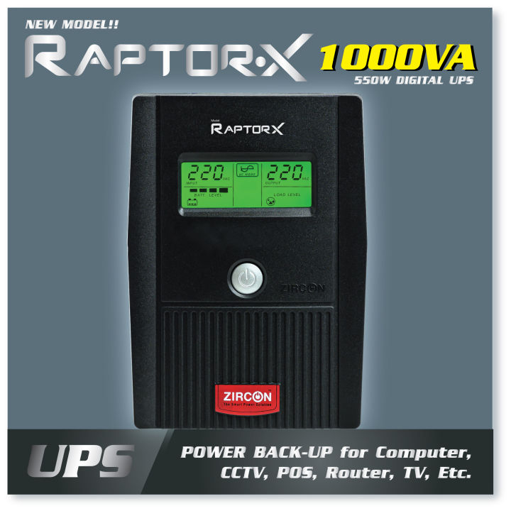 new-raptor-x-1000va-550w-zircon-ups-รุ่นใหม่-high-protection-มี-usb-amp-software-ศูนย์บริการ-service-center-ประกัน-2-ปี-onsite-service