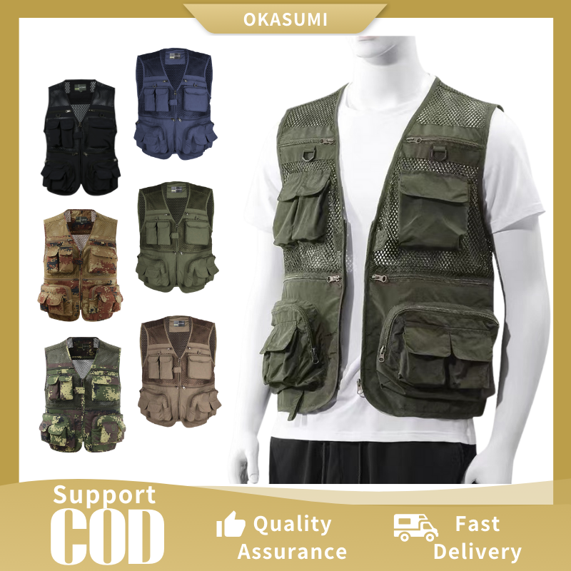 Tactical Ranger Vest Hunting Shooters Outdoor Fishing Travel Work Camping Hiking 