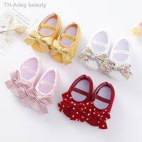 【hot】●✻◈  Baby Flats With Headband Infant Non-Slip Soft Sole Shoes Newborn Wedding Toddler