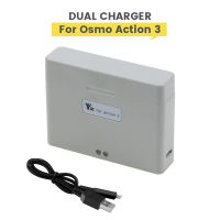 Dual Battery Charger สำหรับ OSMO Action 3 Two Way Charging Hub Charger Discharger แม่บ้านสำหรับ OSMO Action 3อุปกรณ์เสริมสำหรับกล้อง