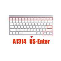 (อุปกรณ์เสริมแป้นพิมพ์ใหม่) A1644แผ่นครอบแป้นพิมพ์ซิลิโคนแป้นพิมพ์มายากล A1314ป้องกันปกป้องตัวเครื่องสำหรับแป้นพิมพ์แอปเปิ้ล Imac ที่มีคีย์ตัวเลข A1843 A1243