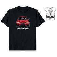 S-5XL เสื้อยืด RACING เสื้อซิ่ง CAR [COTTON 100%] [MITSU EVOLUTION [2]] S-5XL