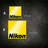 สติกเกอร์กล้อง Nikon / นิคอน 2 ขนาด งานพิมพ์