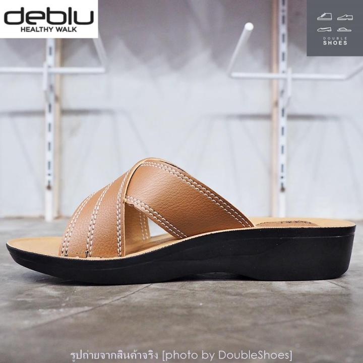 รองเท้าแตะเพื่อสุขภาพ-ผู้หญิง-deblu-รุ่น-l866-สีกากี-ไซส์-36-41