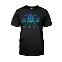 American Maui ฮาวายเต่าทะเลฮาวาย Scuba Diving ของที่ระลึกราคาถูกสินค้าขายดี Mens Tops เสื้อยืดผู้ชาย