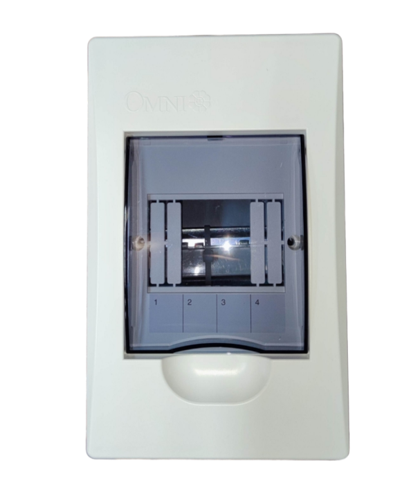 4 Ways Distribution Panel Box (Omni) MDP04PP Recessed Type