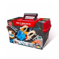 Hape ของเล่นไม้ ชุดนักประดิษฐ์ยานพาหนะ Build n Drive Car Set ของเล่น เด็ก เสริมพัฒนาการ สำหรับเด็ก 3 ปีขึ้นไป