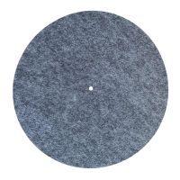 3MMหนาAnti-Static Felt Platterแผ่นจานเสียงAnti-Vibration Slipmat AudiophileสำหรับLPไวนิลเครื่องเล่นแผ่นเสียง