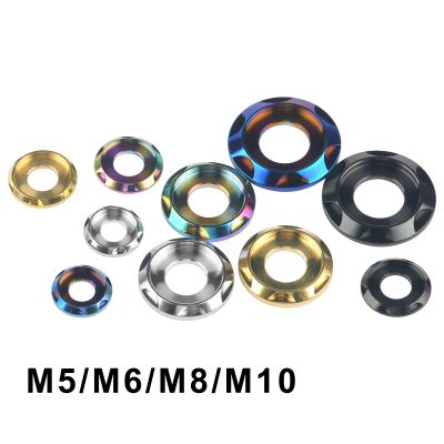 Weiqijie Titanium Washer M5 M6 M8 M10 Step Gasket Bicycle Motorcycle Car Fancy Decorative Washer