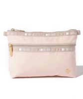 Cooperation practical cute two zipper cosmetic bag clutch 7105 U150