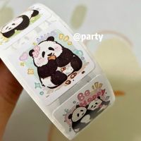 Xiaohongshu with the same high-value ins panda flower decoration hand account roll stickers and paper tape stickers must-haves for students