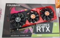 สุดคุ้ม!!!!การ์ดจอCOLORFUL GeForce RTX 3060 12GB BattleAx ครบกล่อง มีไฟโลโก้สวยๆ