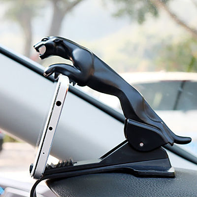 แผงหน้าปัด Snap-On ขาตั้งนำทาง Universal Car Leopard ที่วางศัพท์มือถือที่วางศัพท์มือถือ Creative Auto Ornaments