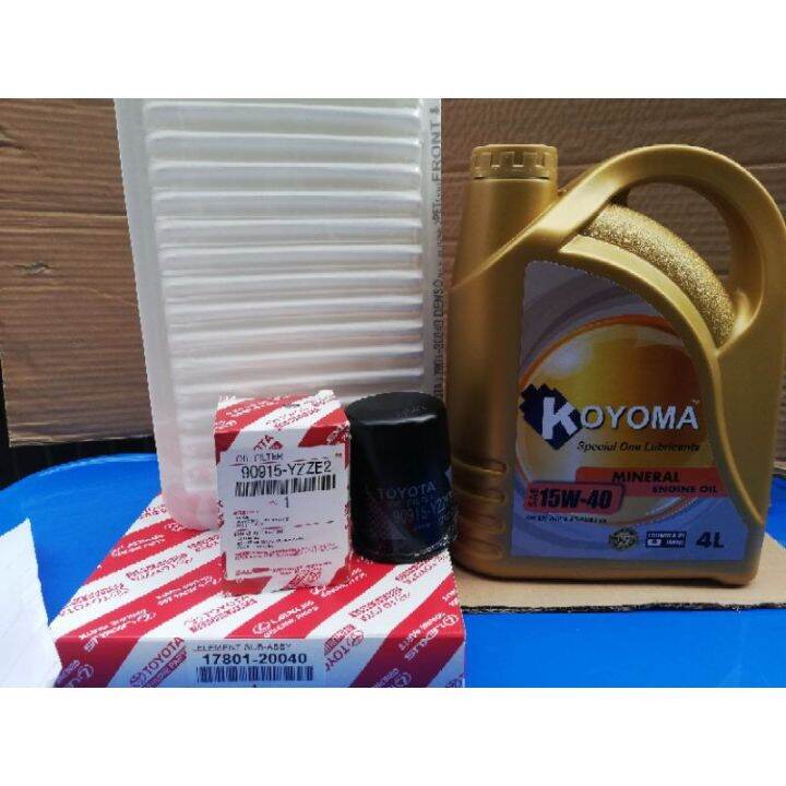 TOYOTA CAMRY ACV30, HARRIER 2.4 ACU30 MCU30 OIL FILTER + AIR FILTER