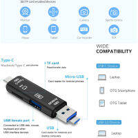 [COD]Grwibeou Type C และ Micro USB และ USB 3 In 1ความเร็วสูงสากล OTG เครื่องอ่านบัตร TF สำหรับศัพท์ Android คอมพิวเตอร์ส่วนต่อขยายส่วนหัว