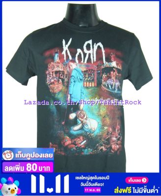 เสื้อวง KORN เสื้อยืดวงดนตรีร็อค เมทัล เสื้อร็อค คอร์น KON1593 สินค้าในประเทศ