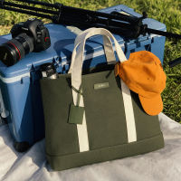 Archive Classic Hampton Tote (Green/Canvas/Green)