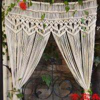 [COD] Handwoven Door Curtain Tapestry Partition Wall Decoration Ins Wedding Garden