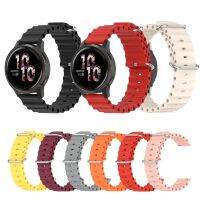 22mm Silicone Ocean Band Strap For Garmin Vivoactive 4 Venu2 45mm Forerunner 255 Bracelet Accessories 【BYUE】