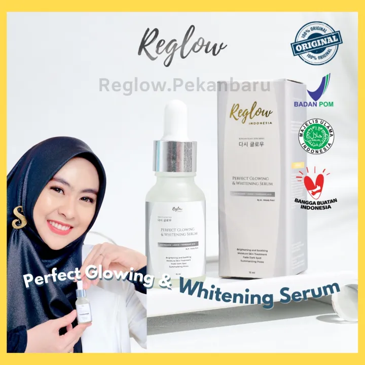 Reglow Perfect Glowing And Whitening Serum Perawatan Kulit Ml Lazada Indonesia