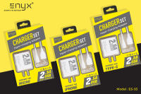 ENYX ES-03m Hyper Charging 2.5A ชุดสายชาร์จ Fast Charge 2 USB+สายชาร์จ ชาร์จไว ชาร์จได้ 2 เครื่องพร้อมกัน