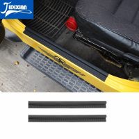 JIDIXIAN Styling Mouldings Rubber Car Door Sill Scuff Plate Entry Guard Trim for Jeep Wrangler TJ 1997-2006 Accessories