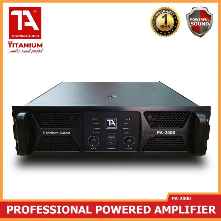 【power amplifier 1000 watt】Titanium Audio Professional Power Amplifier