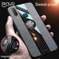 Lenuo เคสโทรศัพท์ขาตั้ง Y19 Y17 Y12 Y11 Y3สำหรับ VIVO Y15เคสฝาหลังหนัง TPU นิ่ม