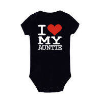 [In stock] ผ้าฝ้าย love auntle ins Romper ทารกแรกเกิดนุ่ม Romper แขนสั้น Romper JUMPER Amazon