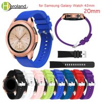 DJHFYJT silicone band for Samsung Galaxy Watch 42mm watches strap Replacement 20mm Bracelet smart wristband for Samsung Galaxy Watch new