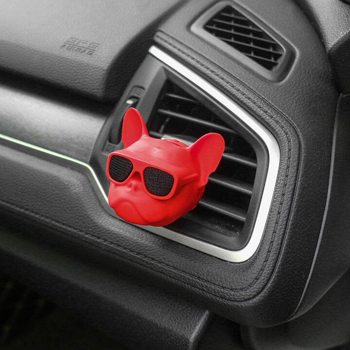 2-ชิ้นรถ-bulldog-air-freshener-น้ำหอมอัตโนมัติเครื่องฟอกอากาศ-air-vent-น้ำหอมคลิปตกแต่งอุปกรณ์ตกแต่งภายในรถยนต์-dliqnzmdjasfg