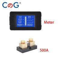 CG 500A ดิจิตอลเมตร DC 0-200โวลต์9 In 1โวลต์มิเตอร์แอมมิเตอร์จอแอลซีดี DC แรงดันไฟฟ้าปัจจุบันพลังงานตรวจจับแอมแปร์ด้วย FL-15 Shunt