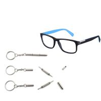 【CW】 3 In 1 Eyeglass Screwdriver Keychain Sunglasses Repair Tools