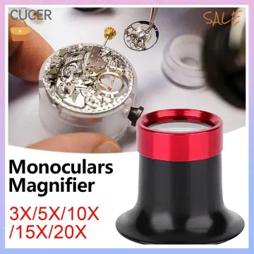 3X 5X 10X 15X 20X Loop Magnifier Magnifying Glass Monocular Jewelers Eye  Loupe