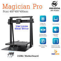 3D Printer Magician Pro Print Size 400*400*400mm 32bit Mother Board With TMC2209 Silent Driver , Direct Driver , Auto Level , Dual Drive with Timing Belt