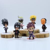 6-pcs ของเล่นเด็กชุดเครื่องมือตุ๊กตา Naruto เครื่องประดับรถยนต์