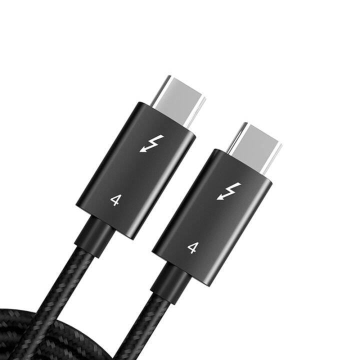 for Thunderbolt 4 Cable USB4 40Gbps USB Type C to Type C PD 100W 8K