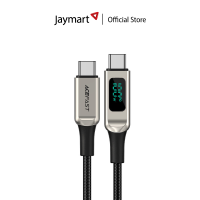 ACEFAST USB-C to USB-C 100W zinc alloy digital display braided charging data cable C6-03 (ของแท้) By Jaymart