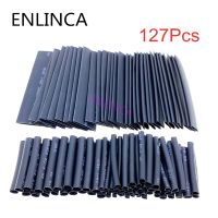 【YF】◆ஐ☞  127 Pcs Shrink Sleeving Tube Assortment Electrical Connection Wire Wrap Cable Shrinkage 2:1