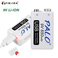 xphb22 PALO 100 original 6f22 9V usb battery 9v rechargeable battery li ion 9V Lithium ion batteries for Thermometer microphone