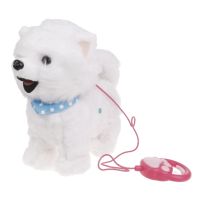Leash Electric Walking Dog Toy Simulation Singing Puppy Toy Barking Plush Dog Toy Baby Craw Learning Toy Toddler Gift