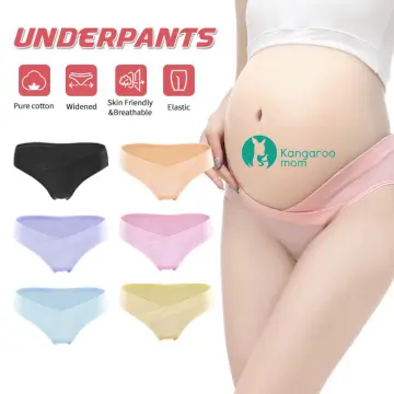 Cotton Breathable Low Waist Maternity panties Pregnancy panties U-shaped Women  Underwear 20020