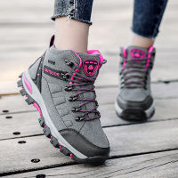 Winter Women Ankle Outdoor Trekking Boots Hiking Black Girls Shoes Woman Mountain Climbing Treking Female Casual Sneakers 2021