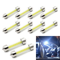 10 PCS Car LED Festoon Dome 31mm 36mm 39mm 41mm C5W Car Light Bulbs 6000k White Reading License Plate Lamp 12V ed Light Bulb