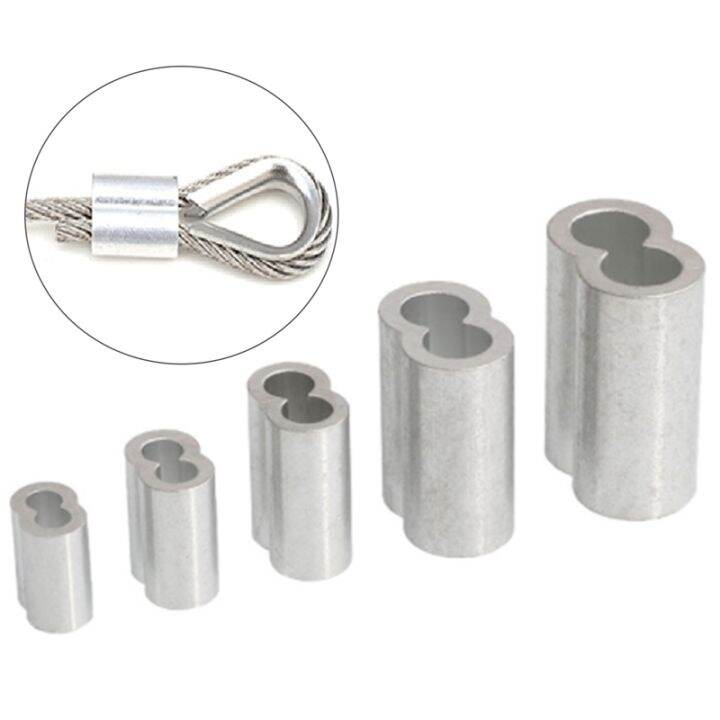 [Ready Stock] Aluminum Cable Crimps 8shaped Double Hole Ferrule