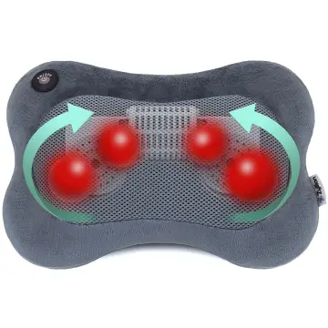 Zyllion Shiatsu Back and Neck Massager - Rechargeable 3D Kneading Deep  Tissue