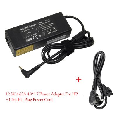 19.5V 4.62A 90W AC Notebook Laptop Power Adapter For dell inspiron 4.0x1.7 Round Port Charger Computer 1.2m EU Plug Power Cord