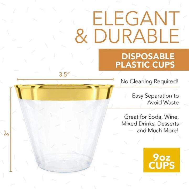 plastic-cup-9-oz-hard-disposable-cup-plastic-wine-glass-party-wedding-wine-glass-transparent-plastic-cup